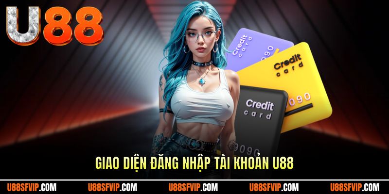 Giao diện đăng nhập tài khoản U88