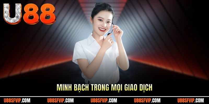 Minh bạch trong mọi giao dịch